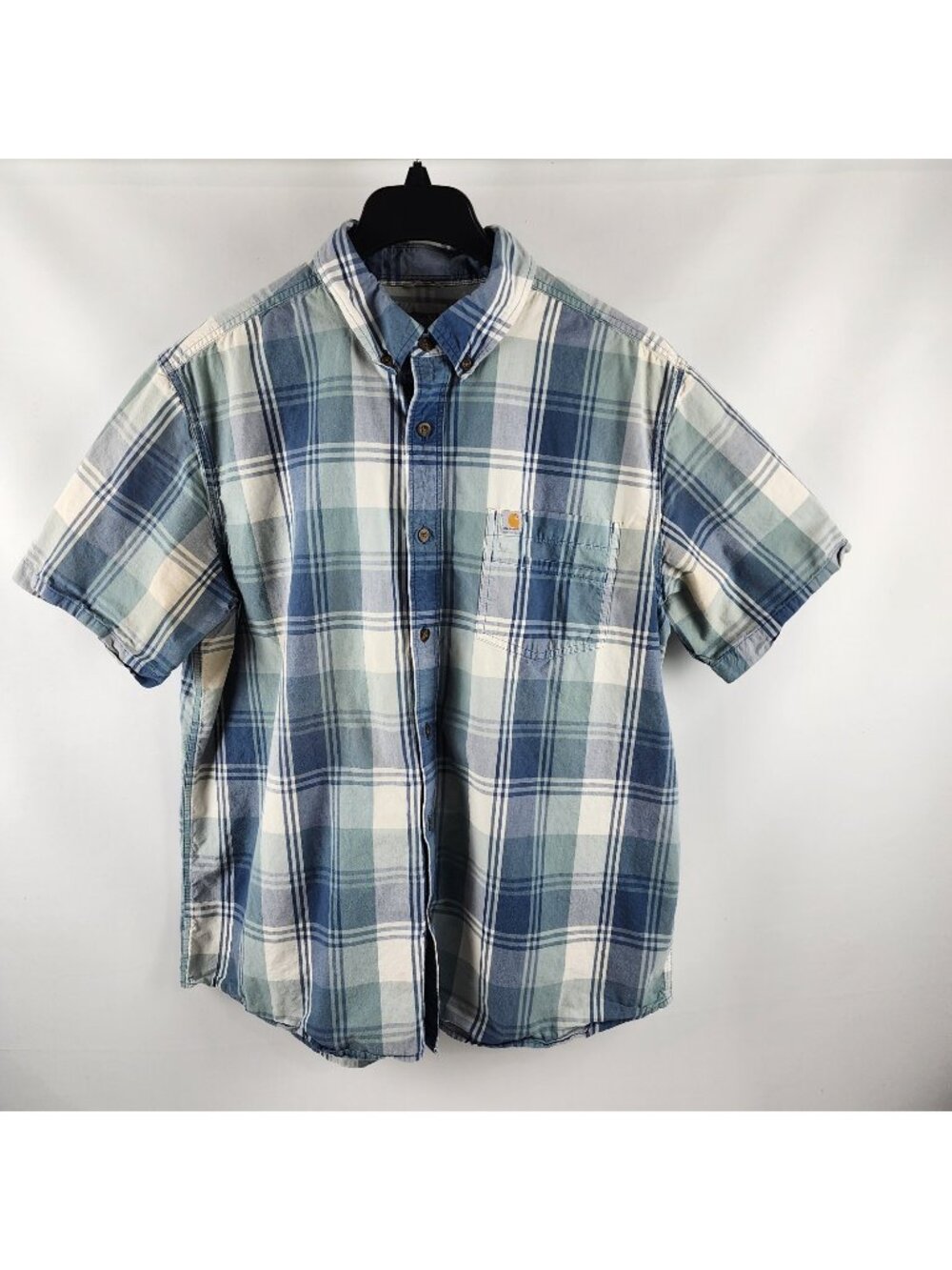 Carhartt Shirt Mens XL Multi Relaxed Fit S/S Button Down